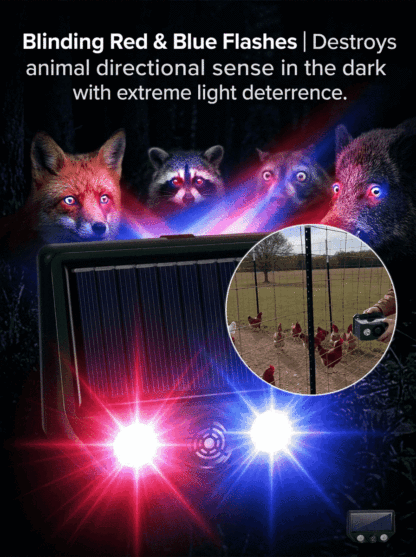 Solar Ultrasonic Animal Repellent