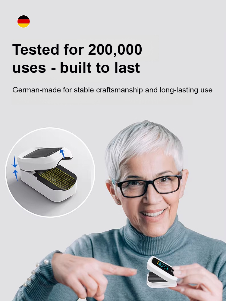 Next-Gen Non-Invasive Health Monitor | No Needles, Zero Strips, 3-Sec Blood Sugar & Pressure Test!