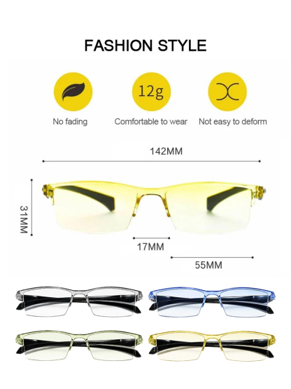 German Smart Auto-Focus Glasses: No prescription needed! Auto-adjusts reading power to your eyes for crystal clear vision near & far.