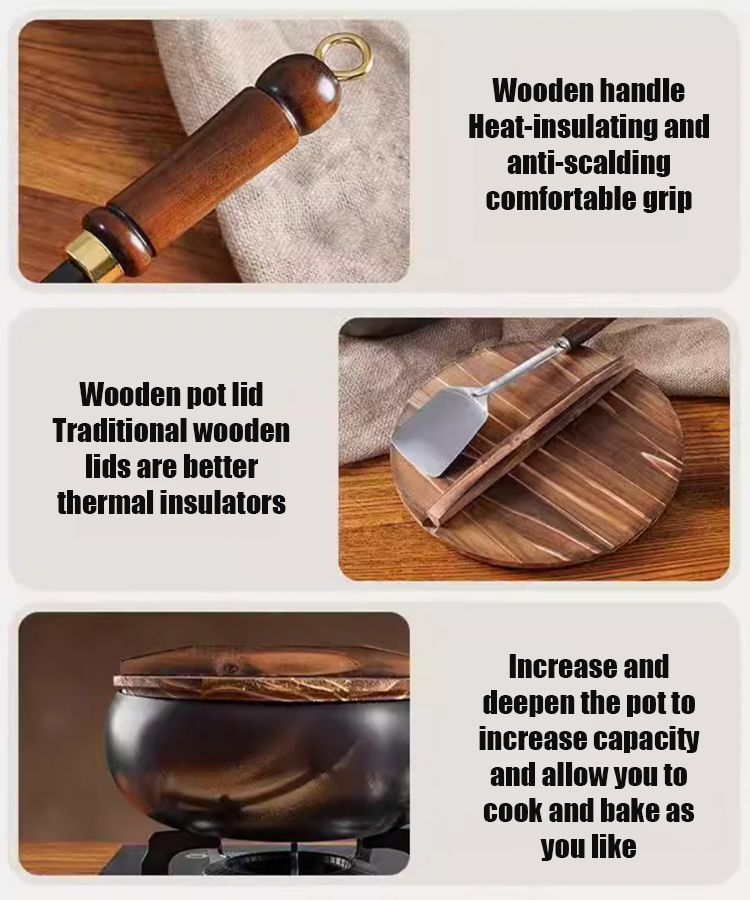 [No rust and no sticking for 100 years] 🔥Iron replenishing non stick iron pot