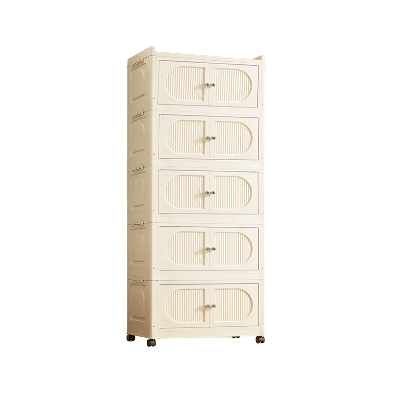 [Factory Direct] Upgraded Jumbo Folding Storage Cabinet | 3-Sec Setup · 80L Capacity · 500lbs Max Load