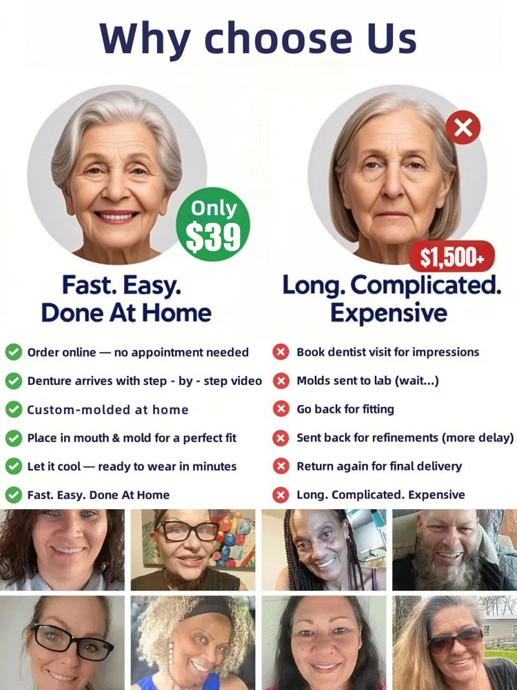 [FDA Certified] Full-Arch Implant-Supported Dentures—Trusted by Over 500,000 Users Globally