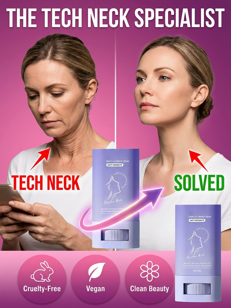 Bionic Snake Oil Wrinkle Eraser Stick | The Topical "Botox" to Instantly Smooth Face & Neck Lines
