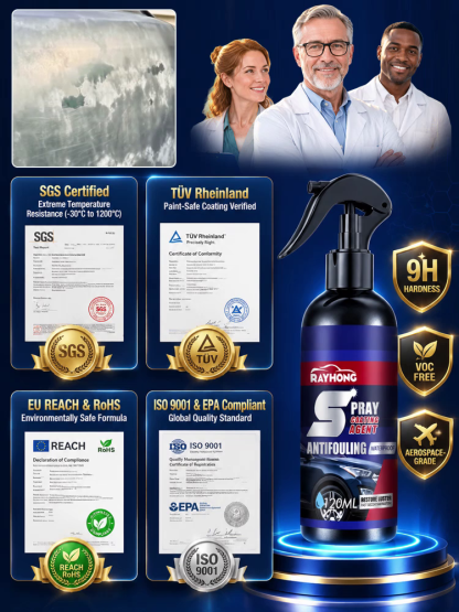 ShieldGuard™ German Nano Mirror Coating Spray | Spray & Wipe to Like-New – Showroom Mirror Shine, Zero Buffing!