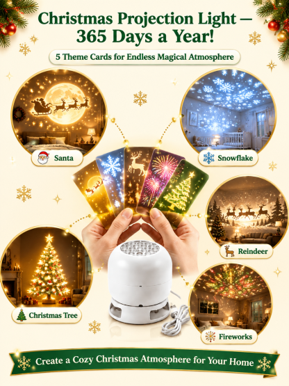 ElumiLand™ 4K 5D Hologram Globe: Christmas Village to Deep-Sea Wonderland in 1 Second.