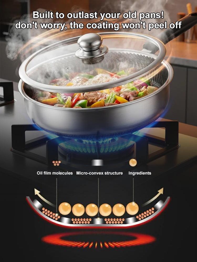 A century-old masterpiece—316L stainless steel pan! 💔SOS: exports blocked, now selling domestically to save our heritage!