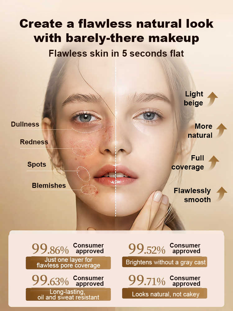 【As seen on celebrities!】🏆Pink Deer Mushroom Cushion BB Cream——🔥Only 100 units—sale closes once sold out. Act fast!