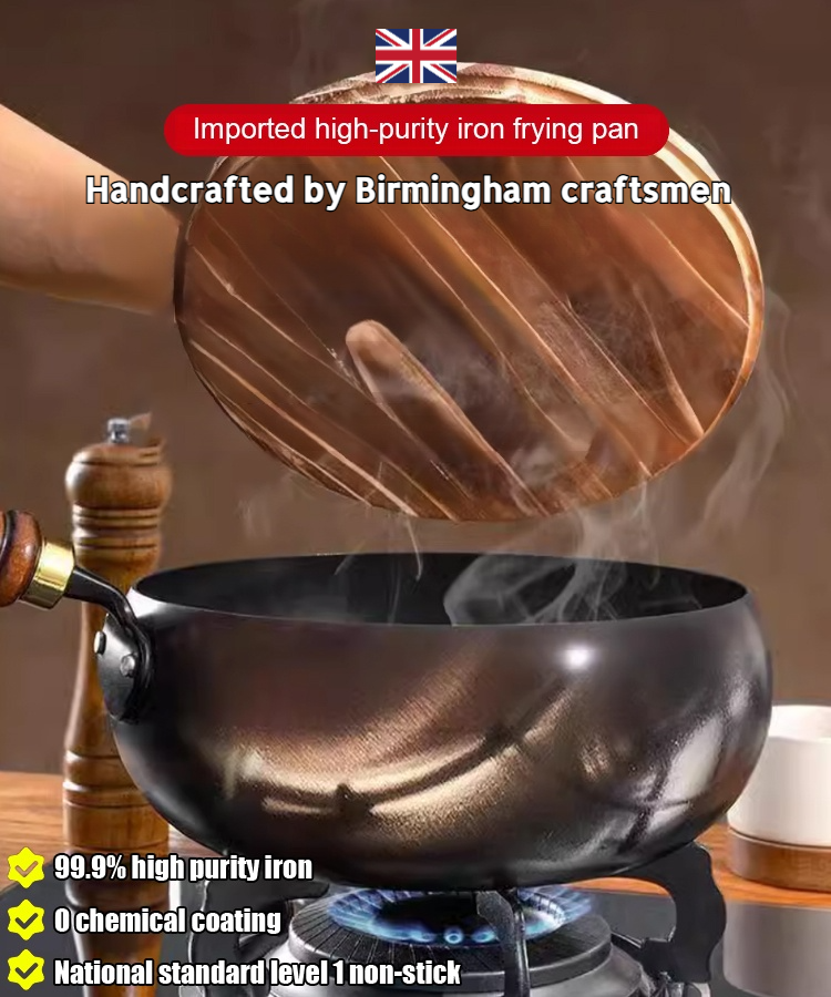 [No rust and no sticking for 100 years] 🔥Iron replenishing non stick iron pot