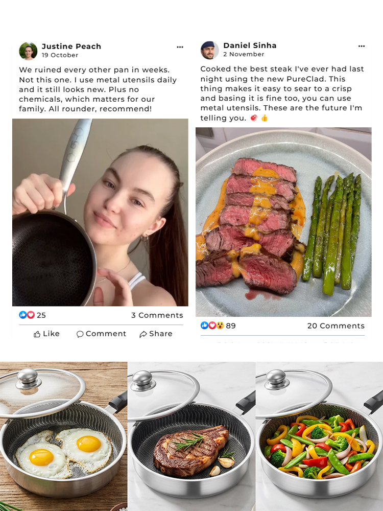 A century-old masterpiece—316L stainless steel pan! 💔SOS: exports blocked, now selling domestically to save our heritage!