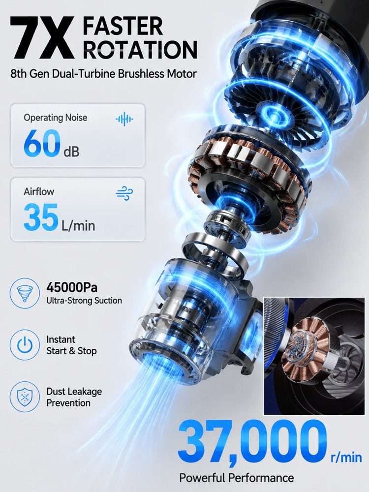 Four-in-one fully automatic vacuum cleaner