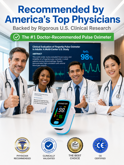 [3-Second Quick Test] Medical-Grade Non-Invasive Monitor | No More Pricks! Tracks 4 Core Health Vitals in 3 Secs