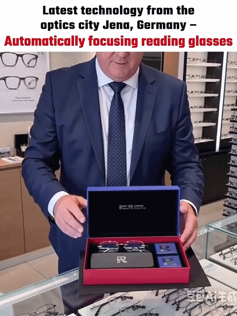Luxury Reading Glasses Gift Box – Smart Progressive & Photochromic Lenses