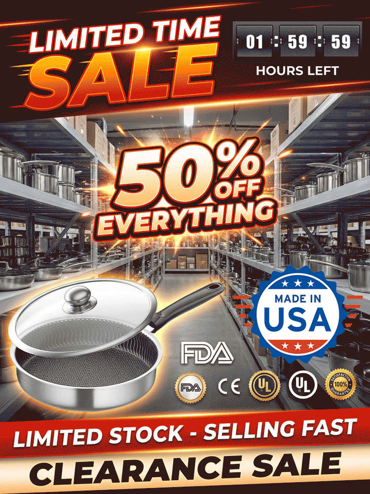 A century-old masterpiece—316L stainless steel pan! 💔SOS: exports blocked, now selling domestically to save our heritage!