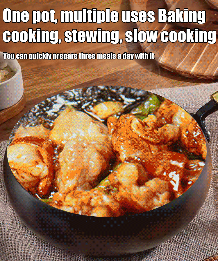 [No rust and no sticking for 100 years] 🔥Iron replenishing non stick iron pot