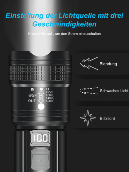 Langstrecken-Taschenlampe