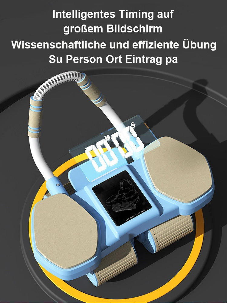 【Intelligente APP-Verbindung】Automatisch zurückfederndes Vier-Rad-Bauchmuskelrad