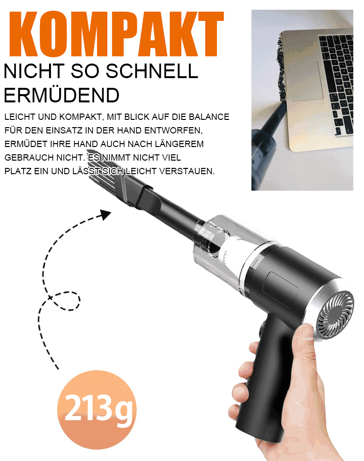 Blasen und Saugen integrierter Handstaubsauger für Autos