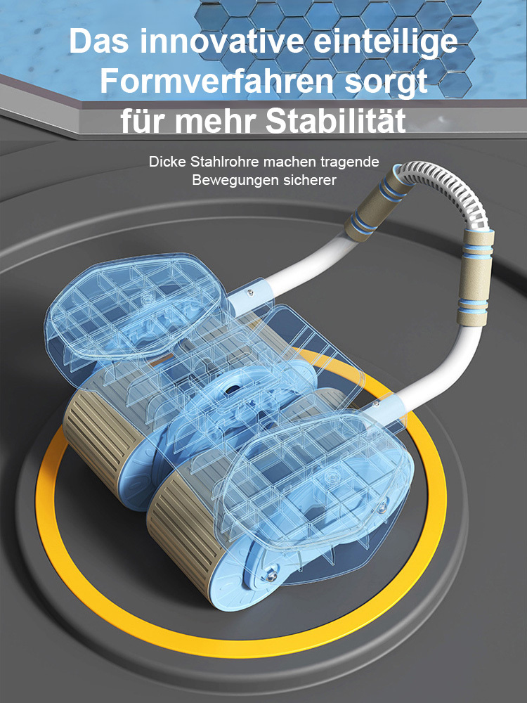 【Intelligente APP-Verbindung】Automatisch zurückfederndes Vier-Rad-Bauchmuskelrad