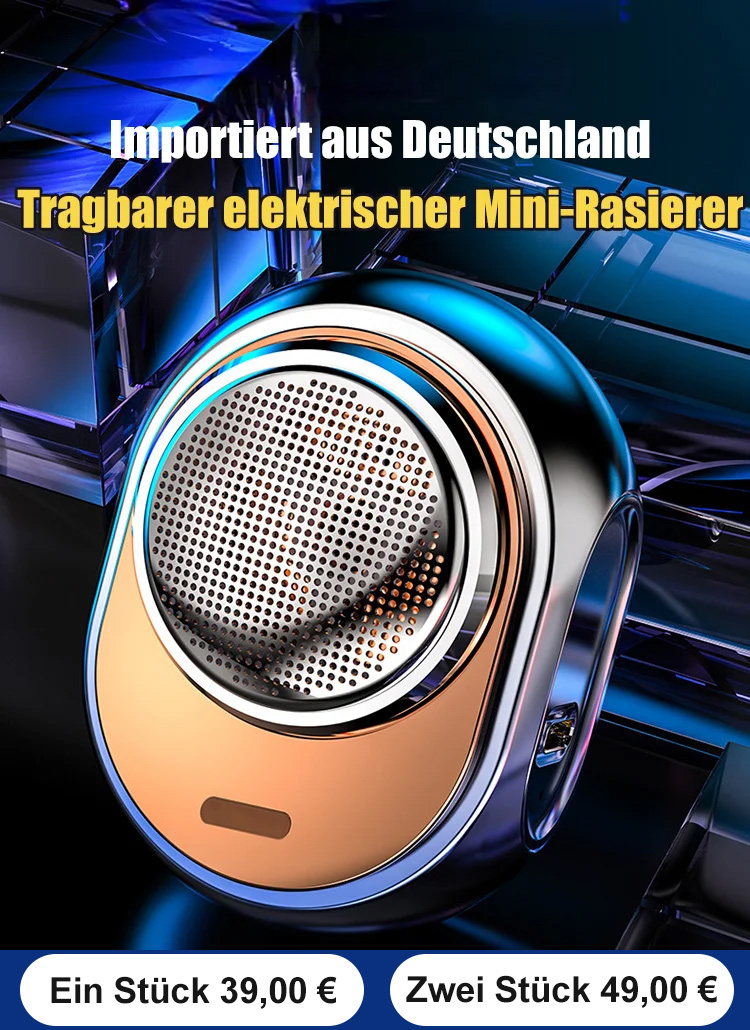 Tragbarer elektrischer Mini-Rasierer