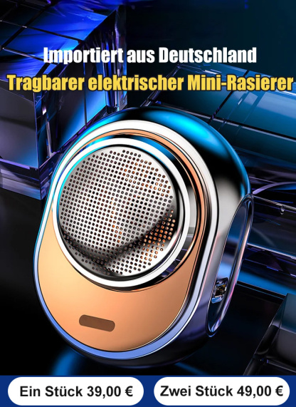 Tragbarer elektrischer Mini-Rasierer