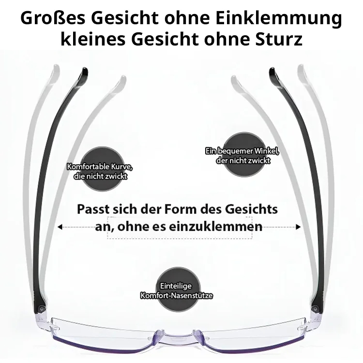 Intelligente Zoom-Anti-Blaulicht-Lesebrille