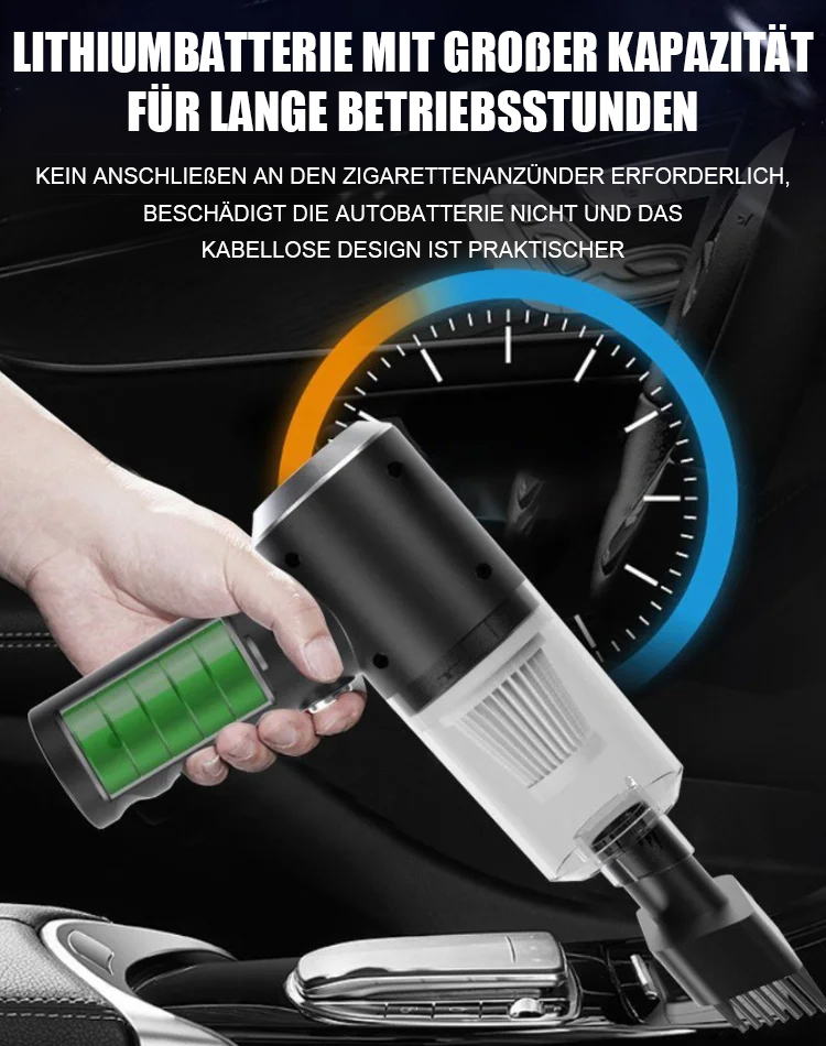 Blasen und Saugen integrierter Handstaubsauger für Autos