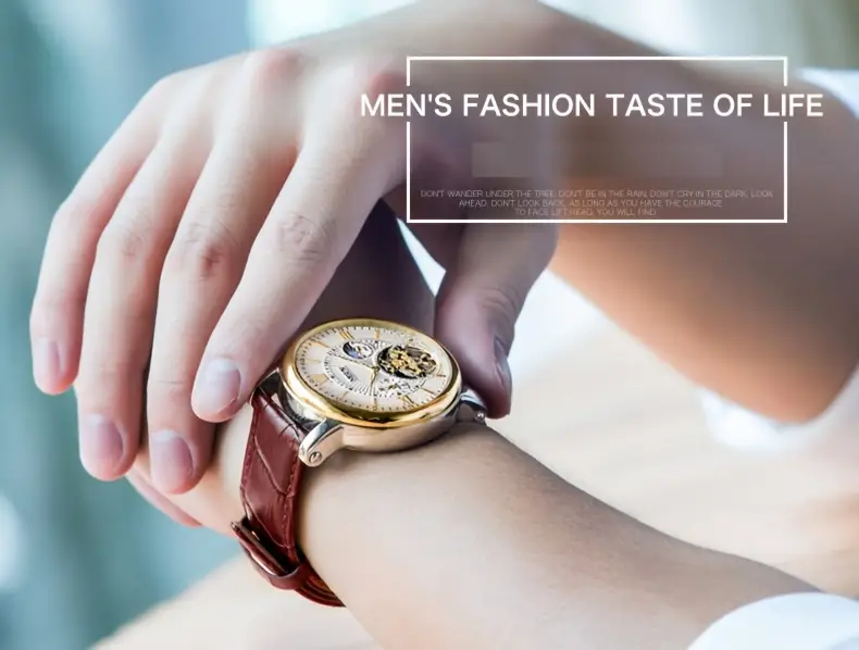 nesun男士手表商务绅士机械表全自动夜光时尚镂空男表 情人节送男士腕表 详情 7