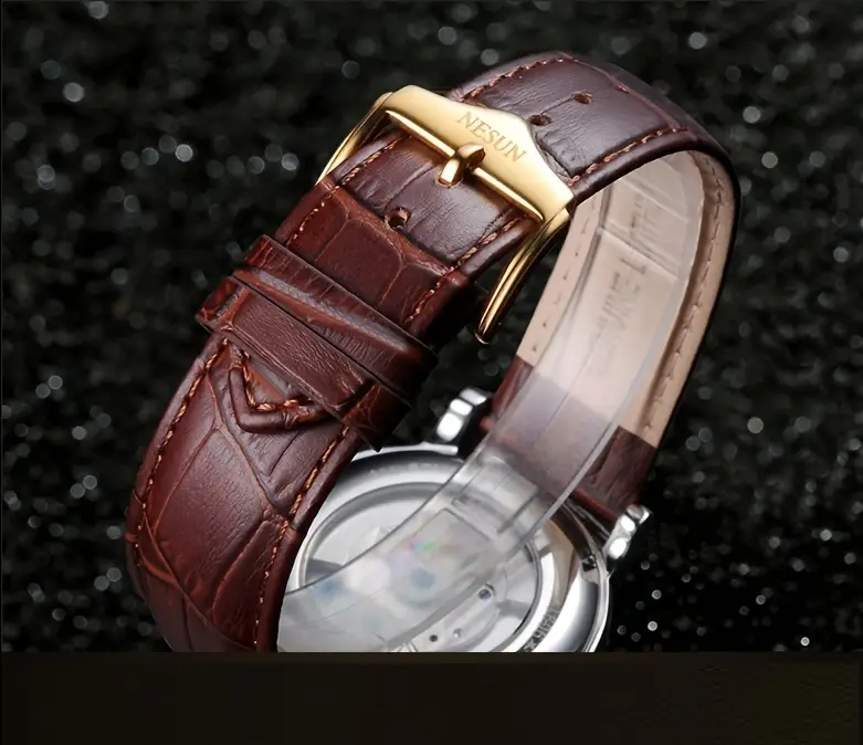 nesun男士手表商务绅士机械表全自动夜光时尚镂空男表 情人节送男士腕表 详情 15