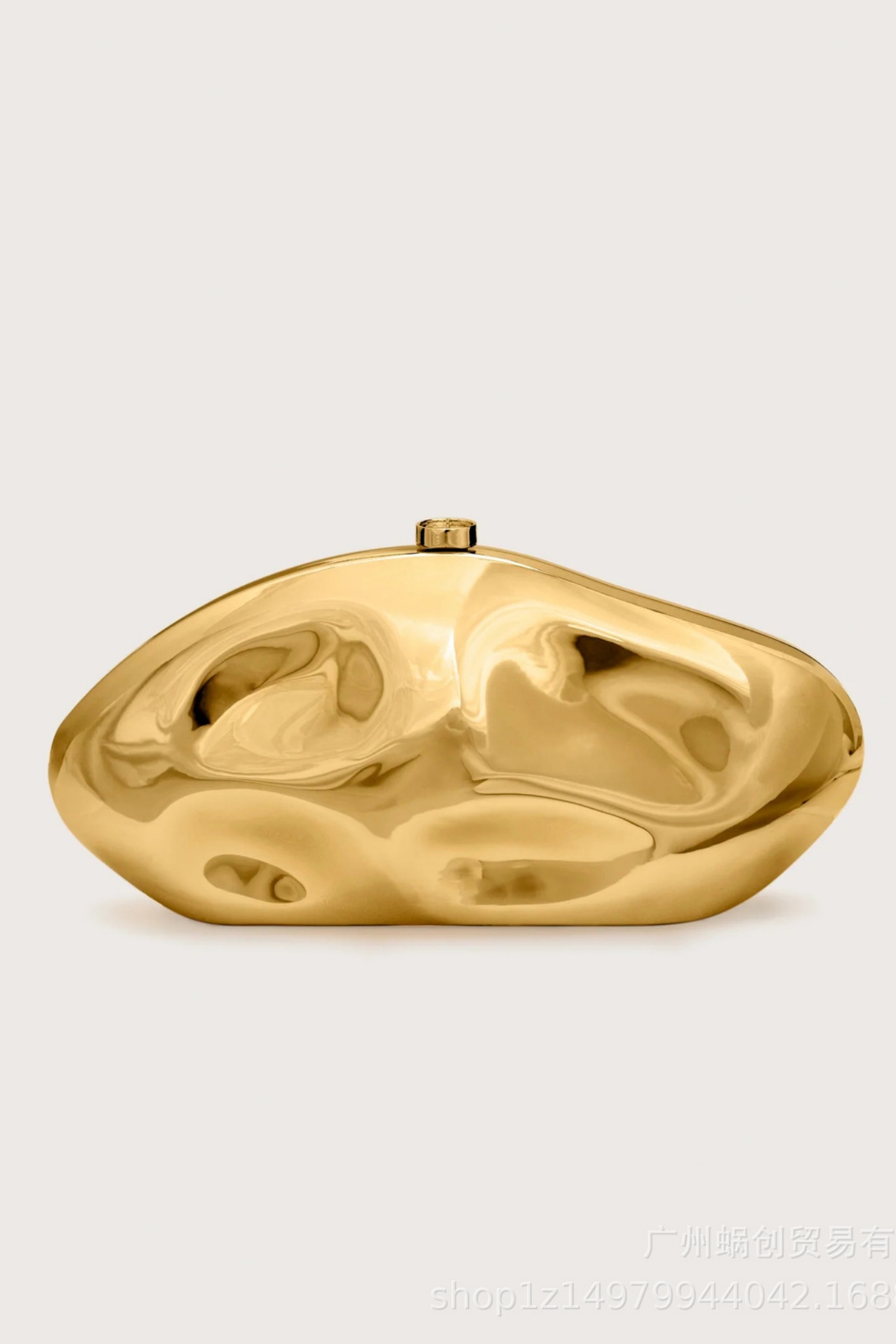 Geometry Arylic Buckle Handbag with Evening Chain Bag