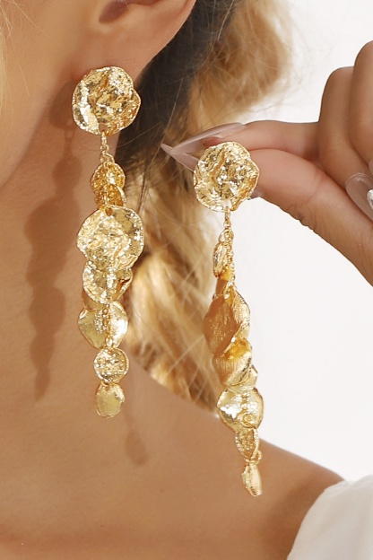 Golden Geometry Earrings 