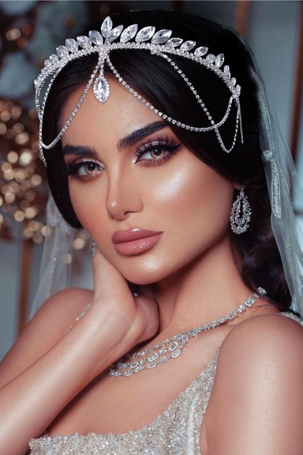 Bridal Rhinestones Crown Wedding Hair Accessories