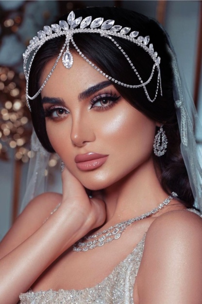 Bridal Rhinestones Crown Wedding Hair Accessories