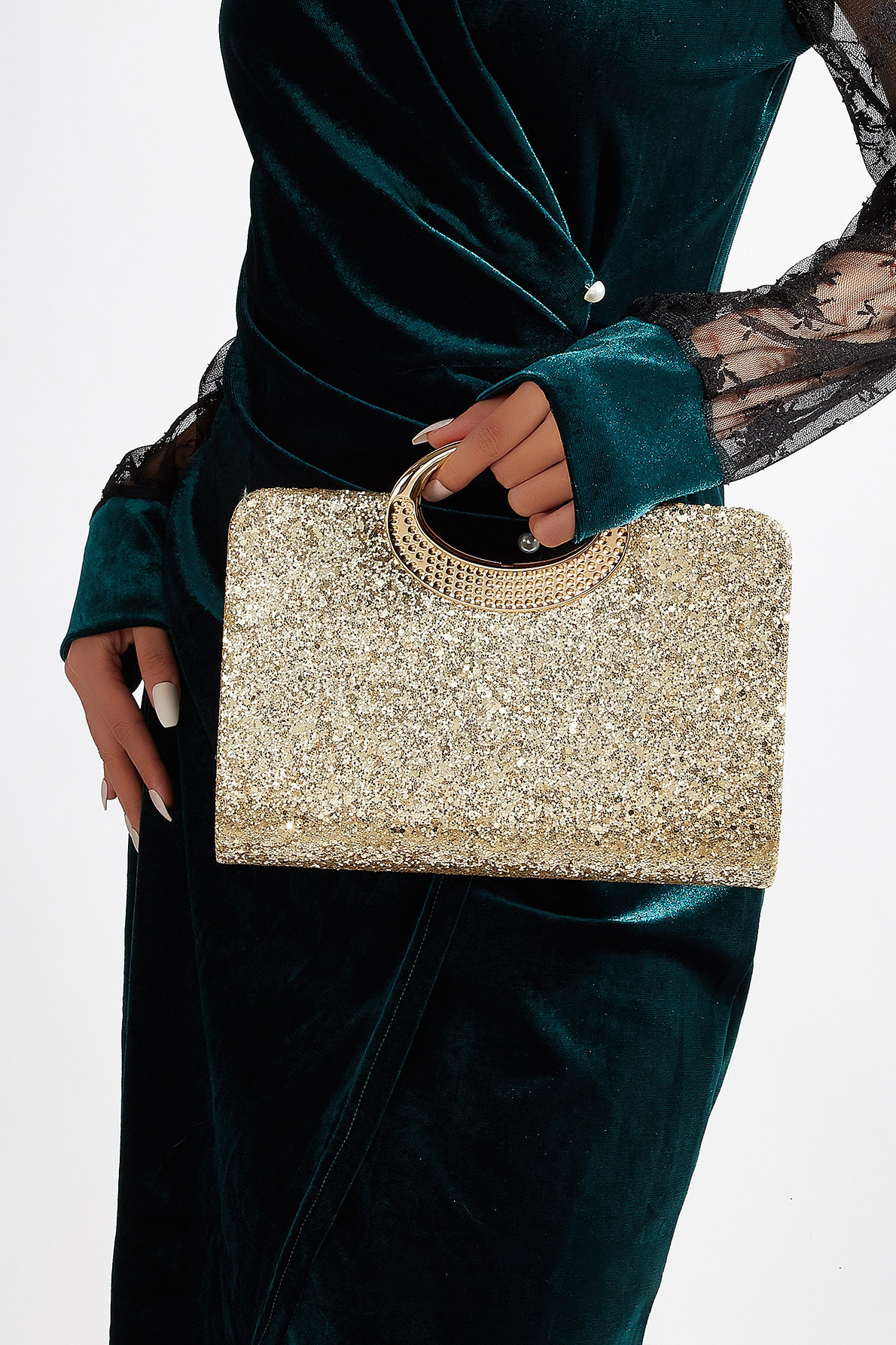 Evening Bag Small Bling Sparkly Sequin Clutch Purses for Women Dressy