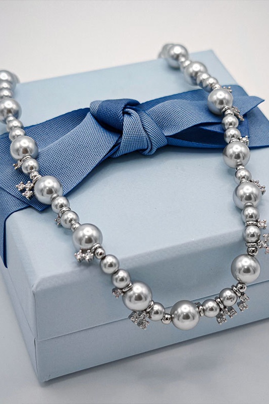 Bride Necklace Choker Imitation Pear For Weeding