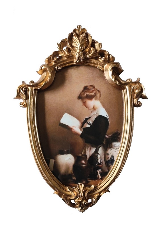 Vintage Photo Frame Retro Home Art Frame Hanging Painting