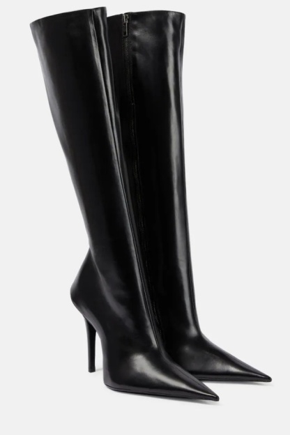 Knee High Boots Women Pointed Toe Tall Boots
