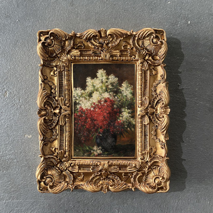 Vintage Relief Photo Frame Retro Home Art Frame Hanging Painting