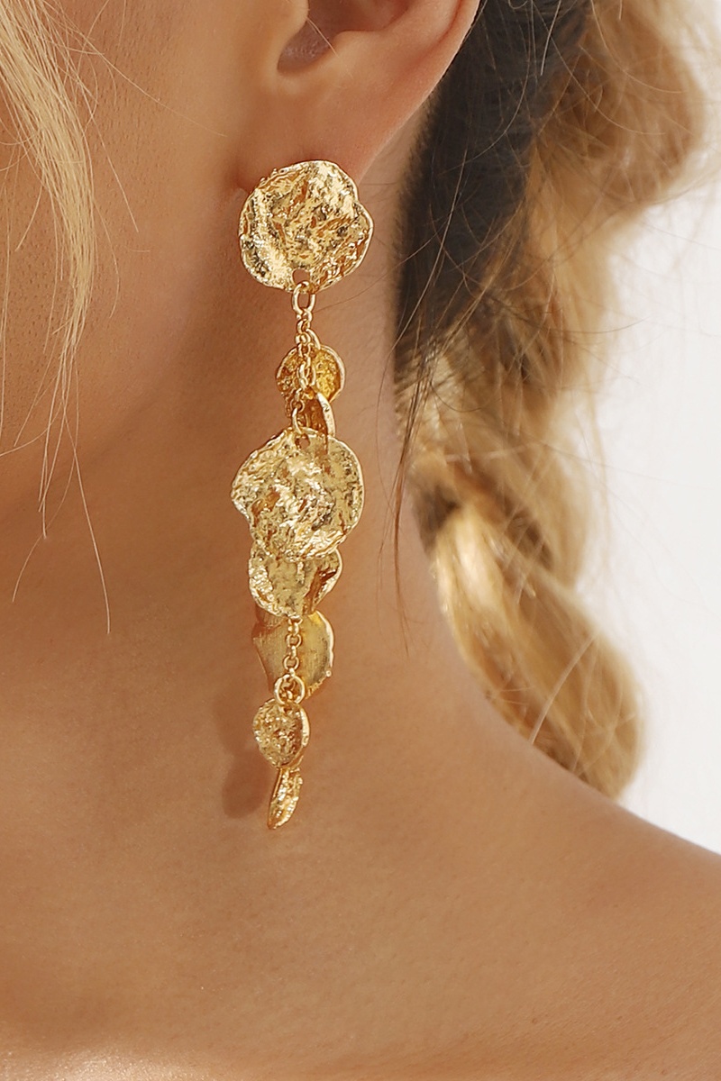 Golden Geometry Earrings 