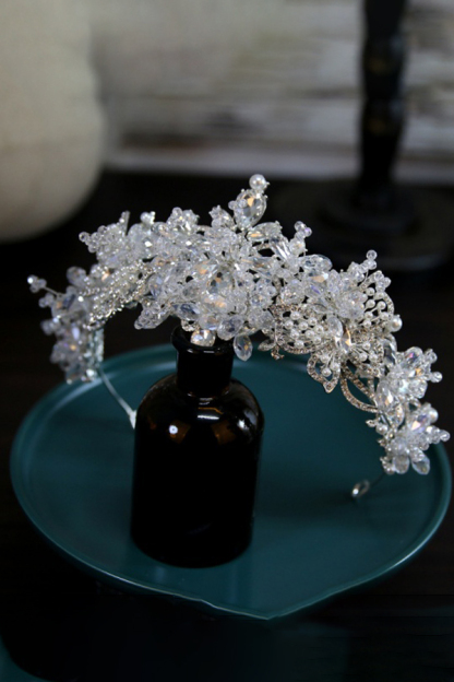 Flower Bridal Headbands Wedding Headpieces Hair Bands Jewelry Hair Accessories for Women Brides