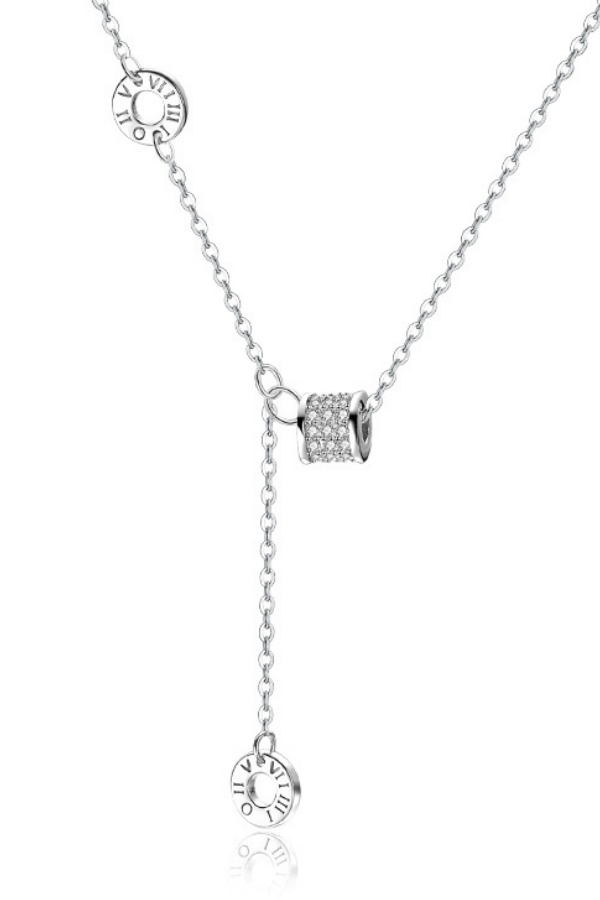 Dainty Simple Pendant Necklace for Women Geometry Wedding Necklace for Bride 