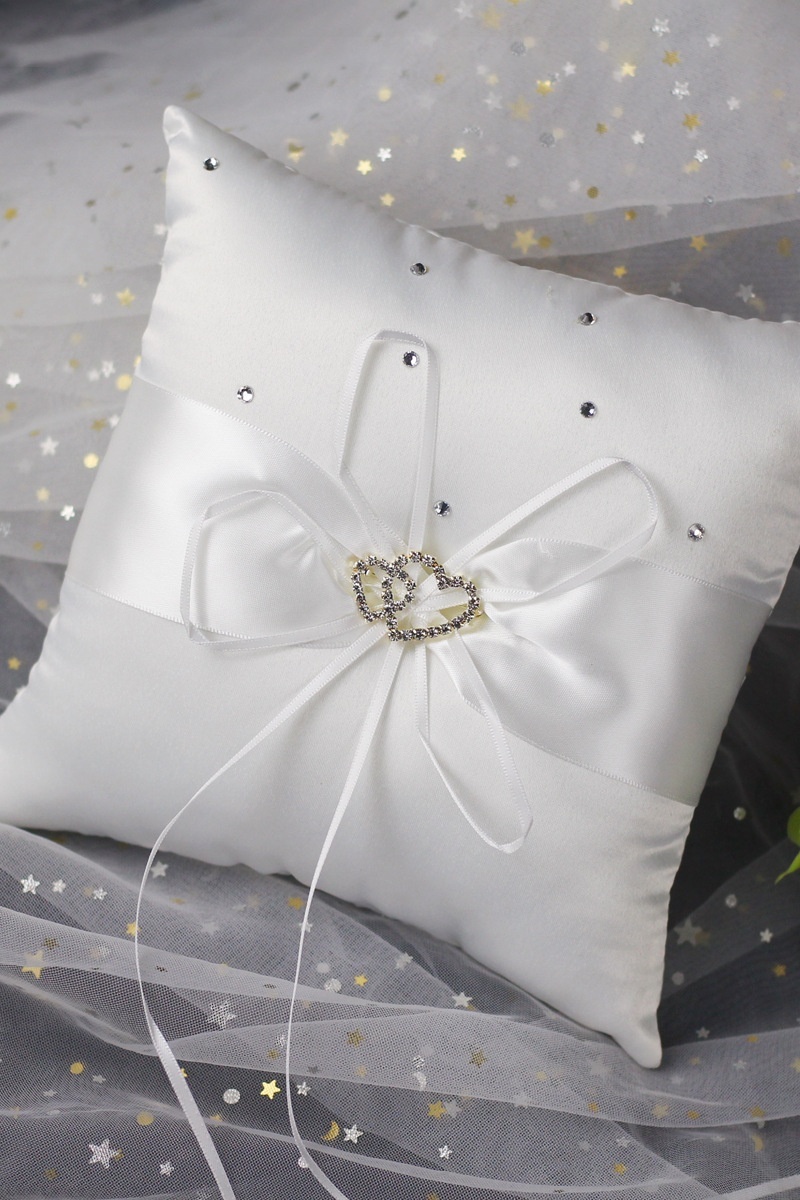 Wedding Ring Pillow Ring Bearer Cushion for Wedding Party