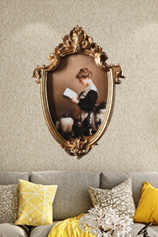 Vintage Photo Frame Retro Home Art Frame Hanging Painting