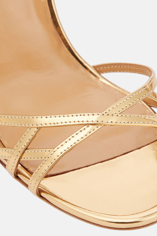 Women's High Heels Hollow Stiletto Pointed Toe PU Sandals Dinner Prom Wedding Shoes