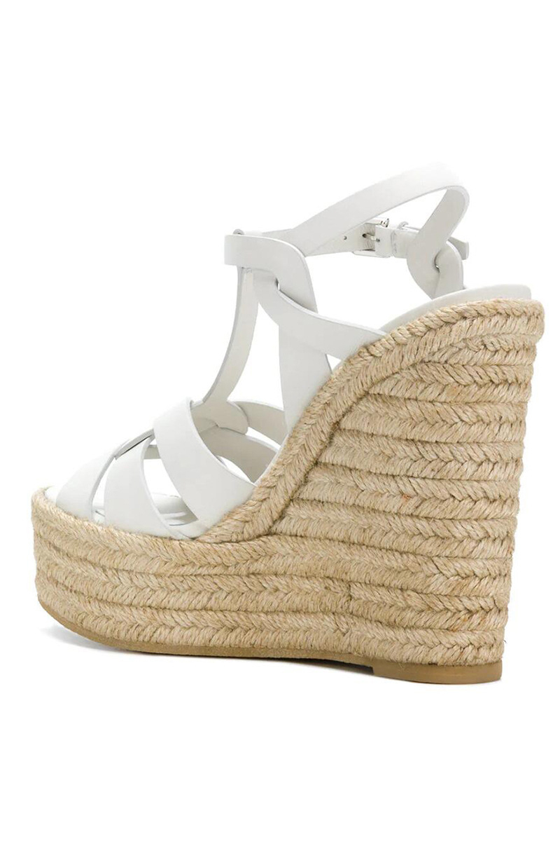 Women's Hemp Rope Platform High Heeled Sandals Vacation Shoes