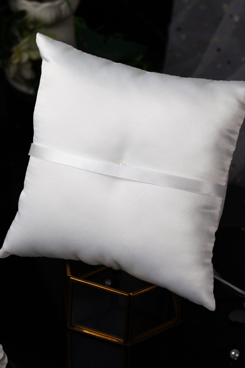 Wedding Ring Pillow Ring Bearer Cushion for Wedding Party