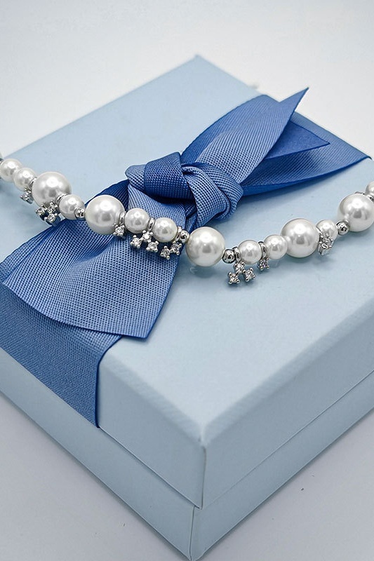 Bride Necklace Choker Imitation Pear For Weeding