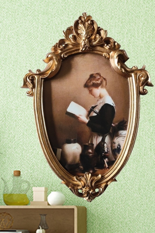 Vintage Photo Frame Retro Home Art Frame Hanging Painting