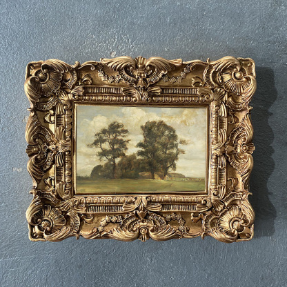 Vintage Relief Photo Frame Retro Home Art Frame Hanging Painting