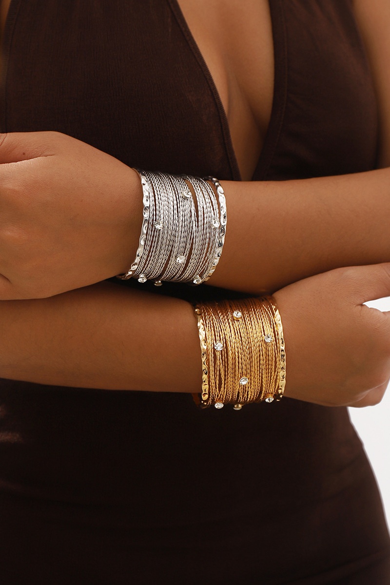 Punk Geometry Alloy Bracelets & Bangles