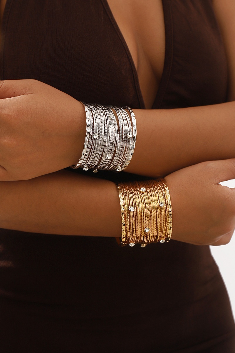 Punk Geometry Alloy Bracelets & Bangles